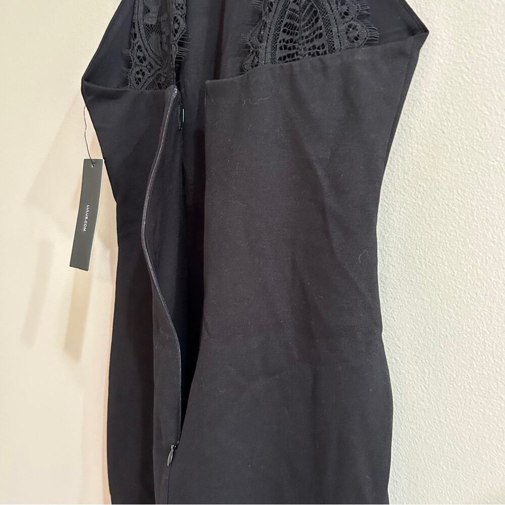 NWT Lulus Black Bodycon Mini Dress - Picture 6 of 7